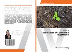 Copertina di Robustness of Sustainable Investments