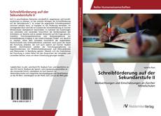 Borítókép a  Schreibförderung auf der Sekundarstufe II - hoz