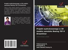 Buchcover von Projekt wydrukowanego w 3D modelu samolotu Boeing 787-9 Dreamliner