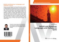 Copertina di British and American Languages and Cultures in Syria