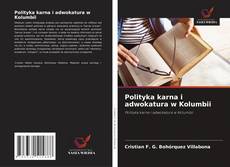 Polityka karna i adwokatura w Kolumbii kitap kapağı