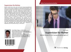 Bookcover of Supervision für Richter