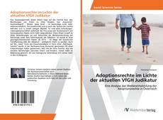 Copertina di Adoptionsrechte im Lichte der aktuellen VfGH Judikatur