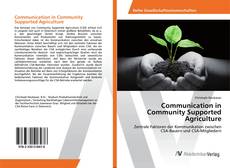 Copertina di Communication in Community Supported Agriculture