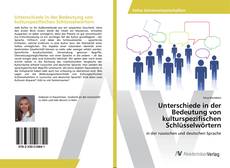 Borítókép a  Unterschiede in der Bedeutung von kulturspezifischen Schlüsselwörtern - hoz