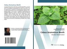 Coleus Aromaticus Benth kitap kapağı
