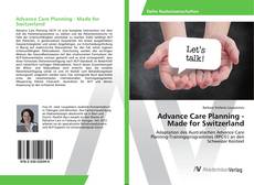 Copertina di Advance Care Planning - Made for Switzerland