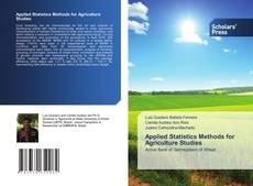 Copertina di Applied Statistics Methods for Agriculture Studies