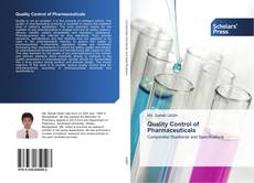 Capa do livro de Quality Control of Pharmaceuticals 
