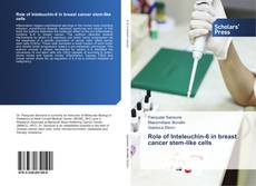 Capa do livro de Role of Inteleuchin-6 in breast cancer stem-like cells 