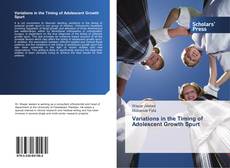Buchcover von Variations in the Timing of Adolescent Growth Spurt