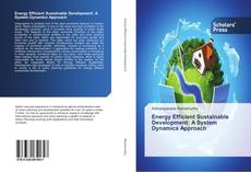 Buchcover von Energy Efficient Sustainable Development: A System Dynamics Approach