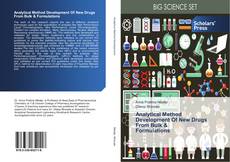 Buchcover von Analytical Method Development Of New Drugs From Bulk & Formulations