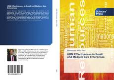 HRM Effectiveness in Small and Medium Size Enterprises kitap kapağı
