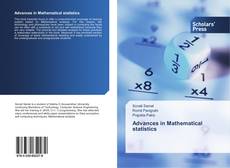 Advances in Mathematical statistics的封面