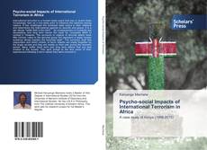 Capa do livro de Psycho-social Impacts of International Terrorism in Africa 