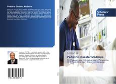 Pediatric Disaster Medicine kitap kapağı