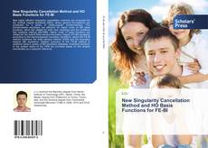 Capa do livro de New Singularity Cancellation Method and HO Basis Functions for FE-BI 