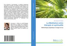 Buchcover von La Méditation entre thérapie et spiritualité