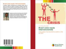 Brasil como nação intervencionista kitap kapağı