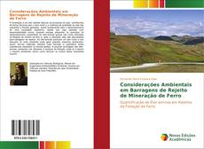 Buchcover von Considerações Ambientais em Barragens de Rejeito de Mineração de Ferro