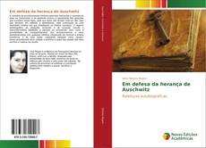 Capa do livro de Em defesa da herança de Auschwitz 