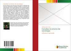 Buchcover von Canções no ensino de sociologia