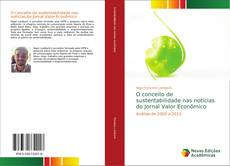 O conceito de sustentabilidade nas notícias do Jornal Valor Econômico kitap kapağı