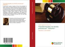 Transformações no direito processual - Volume I kitap kapağı