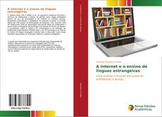 Buchcover von A internet e o ensino de línguas estrangeiras