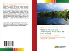 Plano de recuperação ambiental da micro bacia do Rio Capivara kitap kapağı