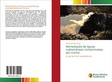 Buchcover von Remediação de águas subterrâneas contaminadas por cromo