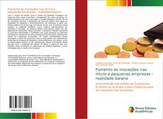 Capa do livro de Fomento às inovações nas micro e pequenas empresas - realidade baiana 