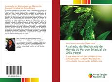 Bookcover of Avaliação da Efetividade de Manejo do Parque Estadual de Grão Mogol