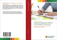 Capa do livro de Implementação das Políticas de Educação Profissional 