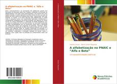 Capa do livro de A alfabetização no PNAIC e “Alfa e Beto” 
