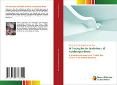 Capa do livro de A tradução do texto teatral contemporâneo 