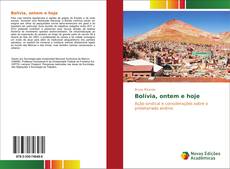 Buchcover von Bolívia, ontem e hoje