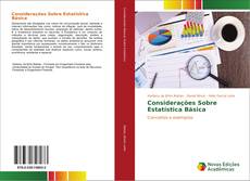 Buchcover von Considerações Sobre Estatística Básica