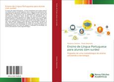 Capa do livro de Ensino de Língua Portuguesa para alunos com surdez 
