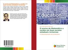 Capa do livro de O ensino de Matemática a surdos em duas escolas estaduais inclusivas 