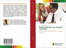 Capa do livro de Elaboração de um relatório científico 