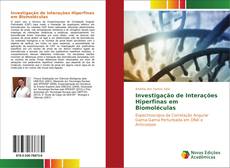 Buchcover von Investigação de Interações Hiperfinas em Biomoléculas