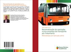 Buchcover von Racionalização da operação numa empresa de transporte por fretamento