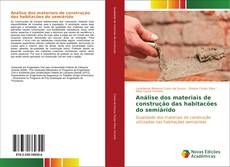 Обложка Análise dos materiais de construção das habitacões do semiárido