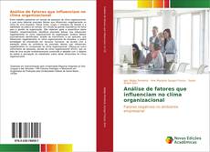 Обложка Análise de fatores que influenciam no clima organizacional