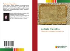 Buchcover von Variação linguística