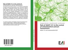 Buchcover von Role of AKAP-121 in the control of mitochondrial calcium homeostasis