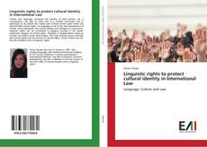 Bookcover of Linguistic rights to protect cultural identity in International Law