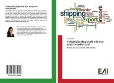 Capa do livro de Il deposito doganale e le sue prassi contrattuali 